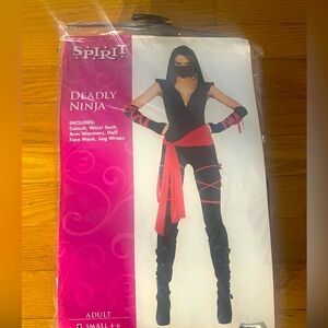 Spirit Halloween Deadly Ninja size: small